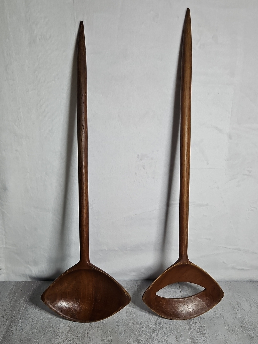 MCM Teak Salad Servers